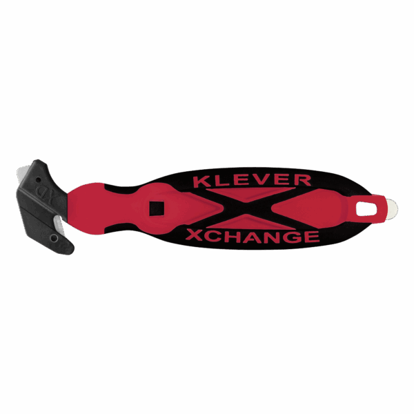 Klever XChange - Rauður 65R XD öryggishnífur