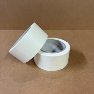 Hvítt umhverfisvænt pappírslímband 50mm og 50 metrar