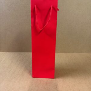 Rauðir flöskupokar m/bandi 110x90x360 stk