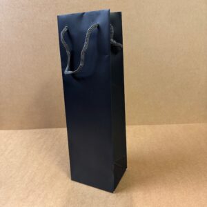 Svartir flöskupokar m/bandi 110x90x360 stk